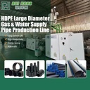 Pipe Making Machinery Plastic Extrusion Line Bearing Equipped Production Line