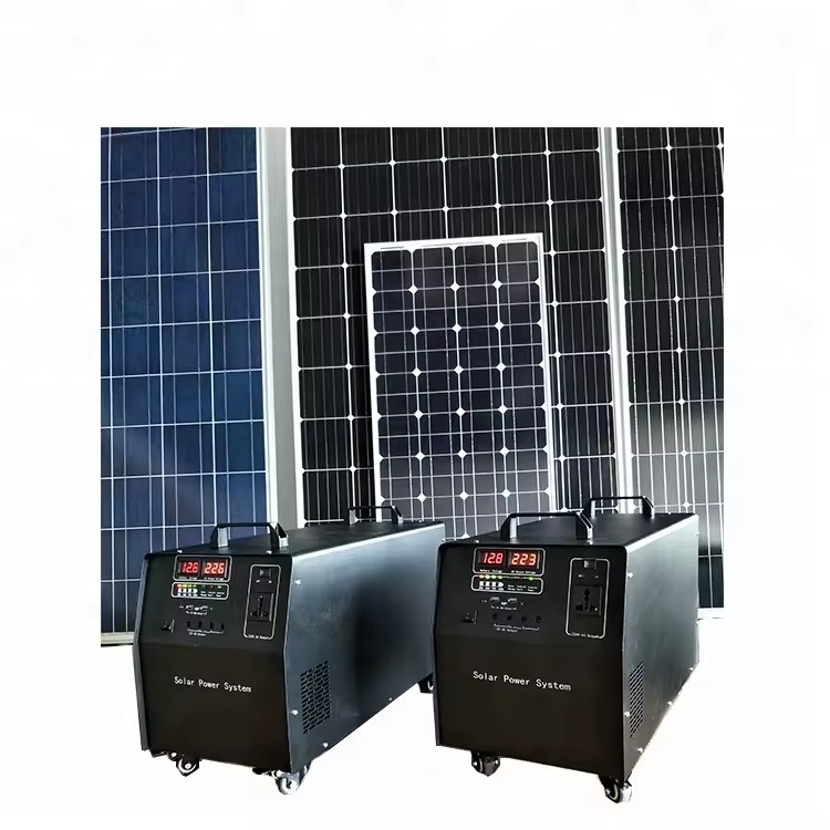 1000w 1500W 2000W Household Solar Electricity Power System for AC and DC Home Appliances Solar Home Generator