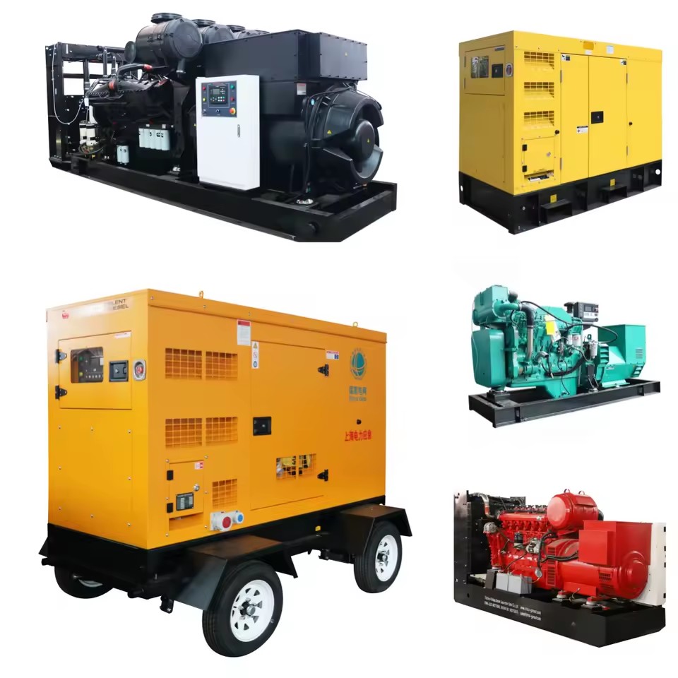 Factory Price 20kw 40kw 50KW 50kVA 100KVA 200KVA Cummins Movable Generator Set Silent Trailer Mounted Genset