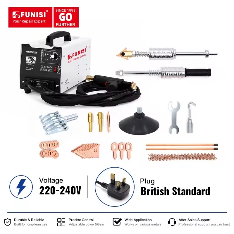 FUNISI PRO Steel Car Body Repair Equipment Dent Puller Spot Welder Machine Automotive Spot Welding Equipment