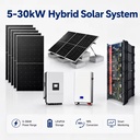 3KW 5KW 8kw 10KW Solar Energy Storage System 30kw Solar System Hybrid 20kw Complete Set Hybrid Solar System for Home