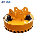 Handling Metal Scraps 3 Ton Lifting Magnet Logistics Handling Yard Forklift Magnet Rectangular Suspension Magnet Attachment