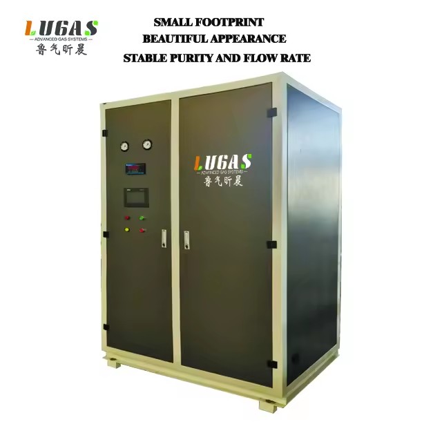 Small Portable and Cost Effective Nitrogen Generator for Laser Cutting and Tire Belt CE-certified PLC Control.