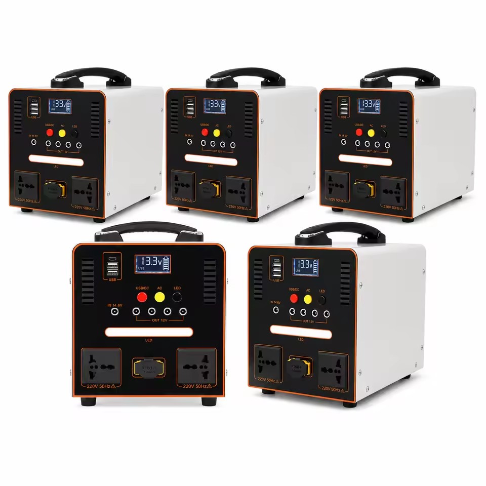 600W LiFePO4 Portable Power Station 512Wh Solar Generator Pure Sine Wave MPPT for Outdoor Emergency RV Camping