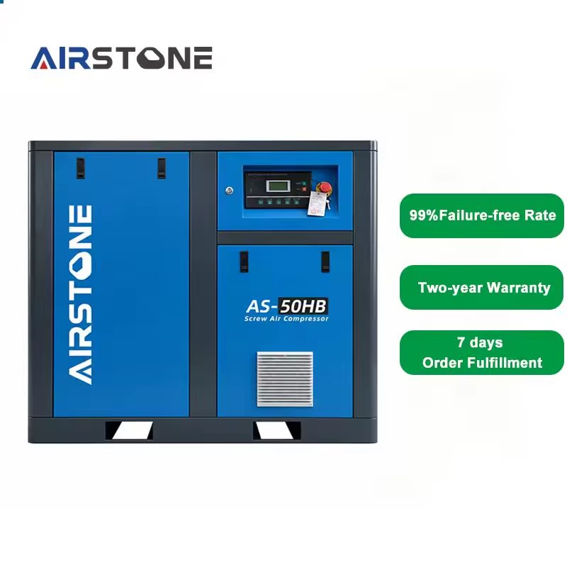 Industrial Grade 37kw 50HP Fixed Speed Screw Air Compressor Heavy Duty Continuous Operation for Workshop