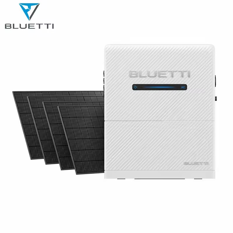 BLUETTI Balco 260 Zero Feed in Balcony Solar System 2.56kWh LiFePO4 Compatible with Existing Inverter Via AC Coupling