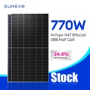 Monocrystalline 700 Watt 720W 750W 770W Solar Panel for Home Use with Battery and Inverter Hybrid Solar Power System