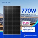 Ultra High Power 700 Watt 720W 730W 750W 770W Solar Panel with Reduced Production Cost for 1MW 5MW Large Scale Solar System
