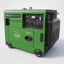 5.0KW 4-Stroke Gasoline Powered Single Phase Small Portable Silent Petrol Generator Set with Gas Engine for Home Camping Outdoor