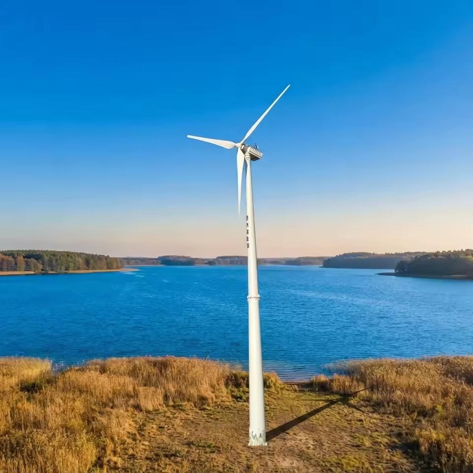 HLD 60KW Electric Yaw Wind Turbine Generator IEC61400 Report 16.5m Rotor Diameter 3m/s Start Speed Variable Pitch Grid System