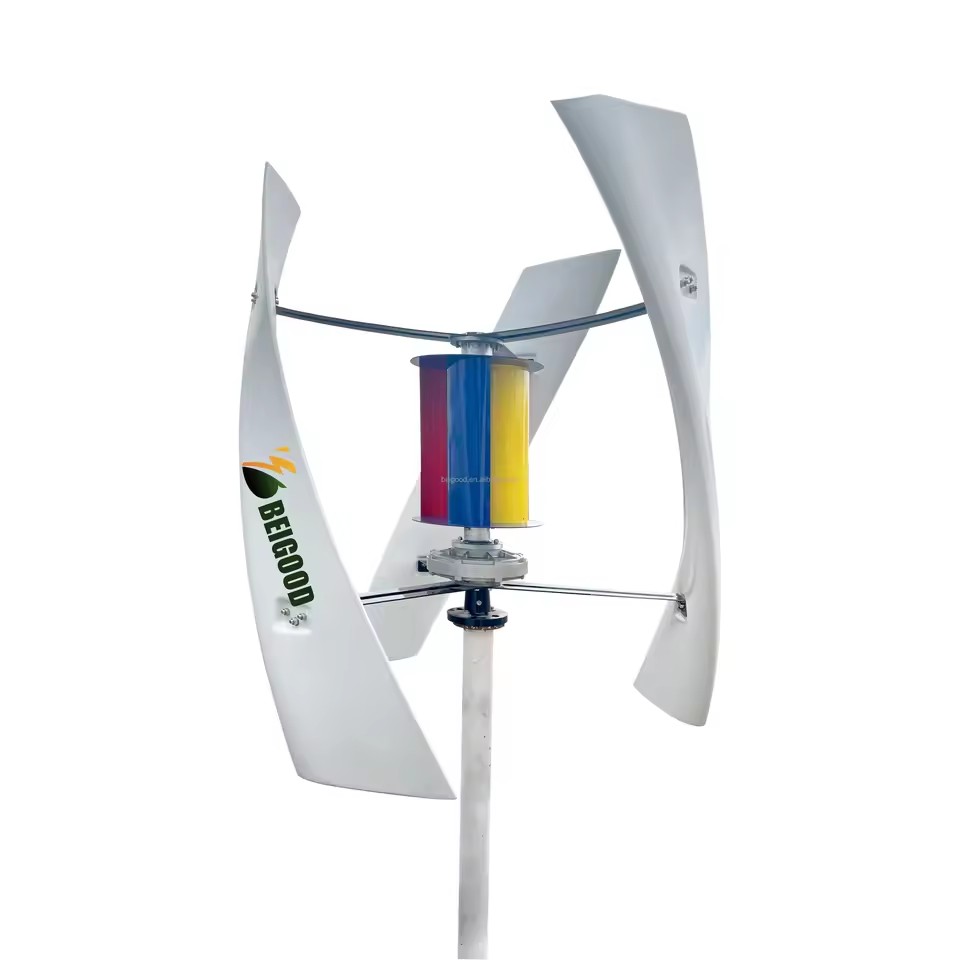800w 1kw 2kw 3kw 5kw 10KW Hybrid Solar Energy Electricity Generator Vertical Axis Wind Power System Wind Turbine for Sale