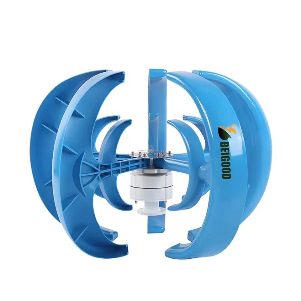 Wholesale Vertical Off Grid Wind Turbine Controller 48V 12/24v Energy System 500W 1Kw 2Kw 3Kw Rooftop Wind Turbine