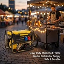 Premium 4-Stroke 10A 7000W Copper Motor Petrol Generator for