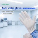 ESD Anti Static Striped PU Dot Gloves Conductive Fiber Electronics SMT Assembly Cleanroom Work Gloves
