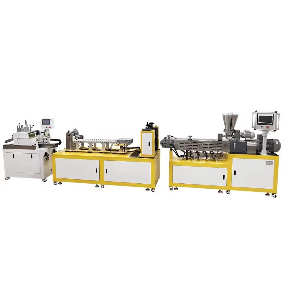 ABS Plastic Profile Twin-screw Extrusion Molding Equipment Automatic Pelletizing Sheet Extruder for LDPE PP PE HDPE PET