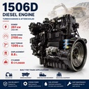 SCDC Perkin 1506D Diesel Engine 350HP 261kW 6 Cylinder Turbocharged Engine for Generator Set Mining Equipment Replacement for C9