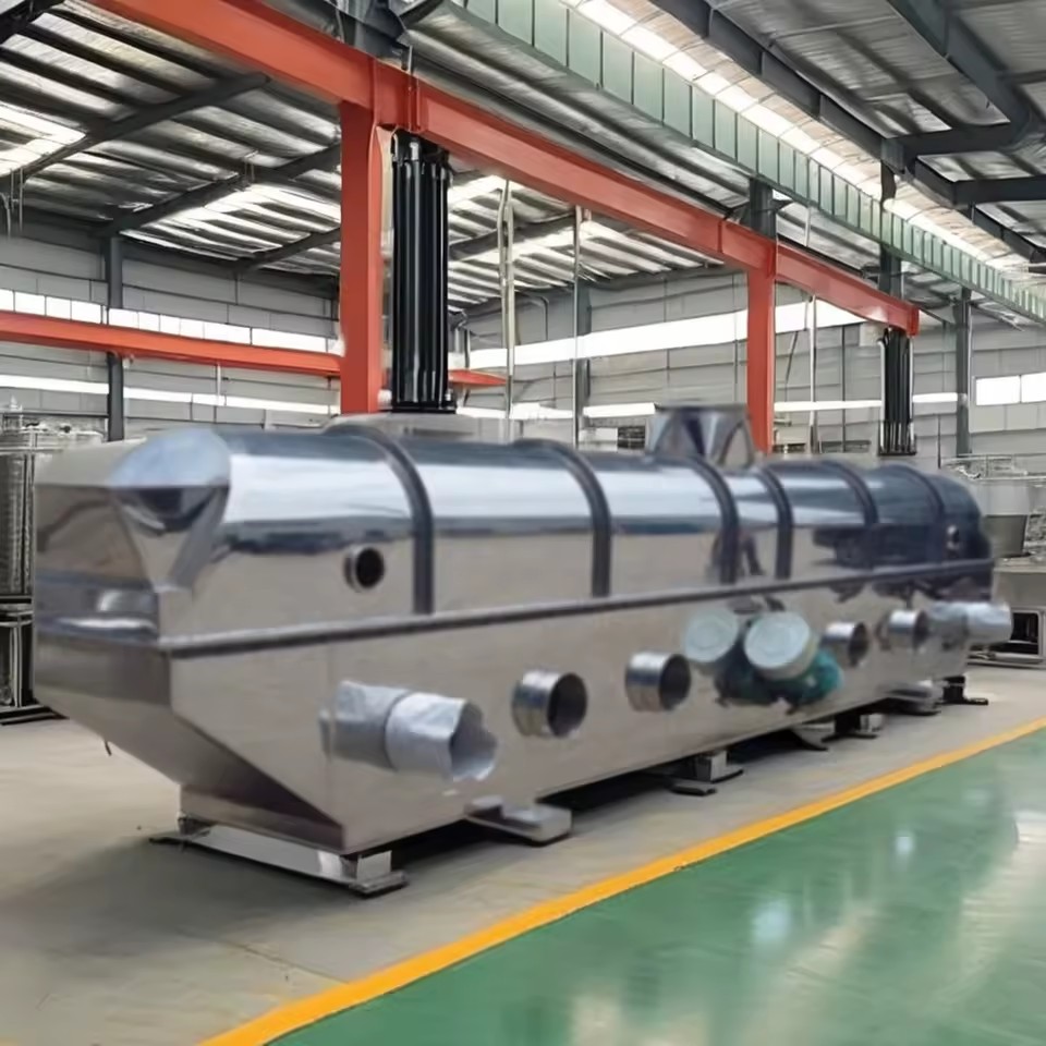 High Efficient Automatic PLC-controlled Continuous Vibrating Fluidized Bed Dryer Low Cost for Magnesium Sulfate Heptahydrate