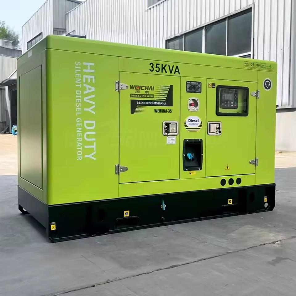 50/60Hz 25kVA 30kVA 35kVA 40kVA 50kVA Low Noise Silent Diesel Generators Industrial Générateur De Courant Electricity Generation