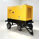 Trailer Mounted Diesel Generator 400KW Safe Operation Digital Control Odor Resistant for Telecommunication Base Tower