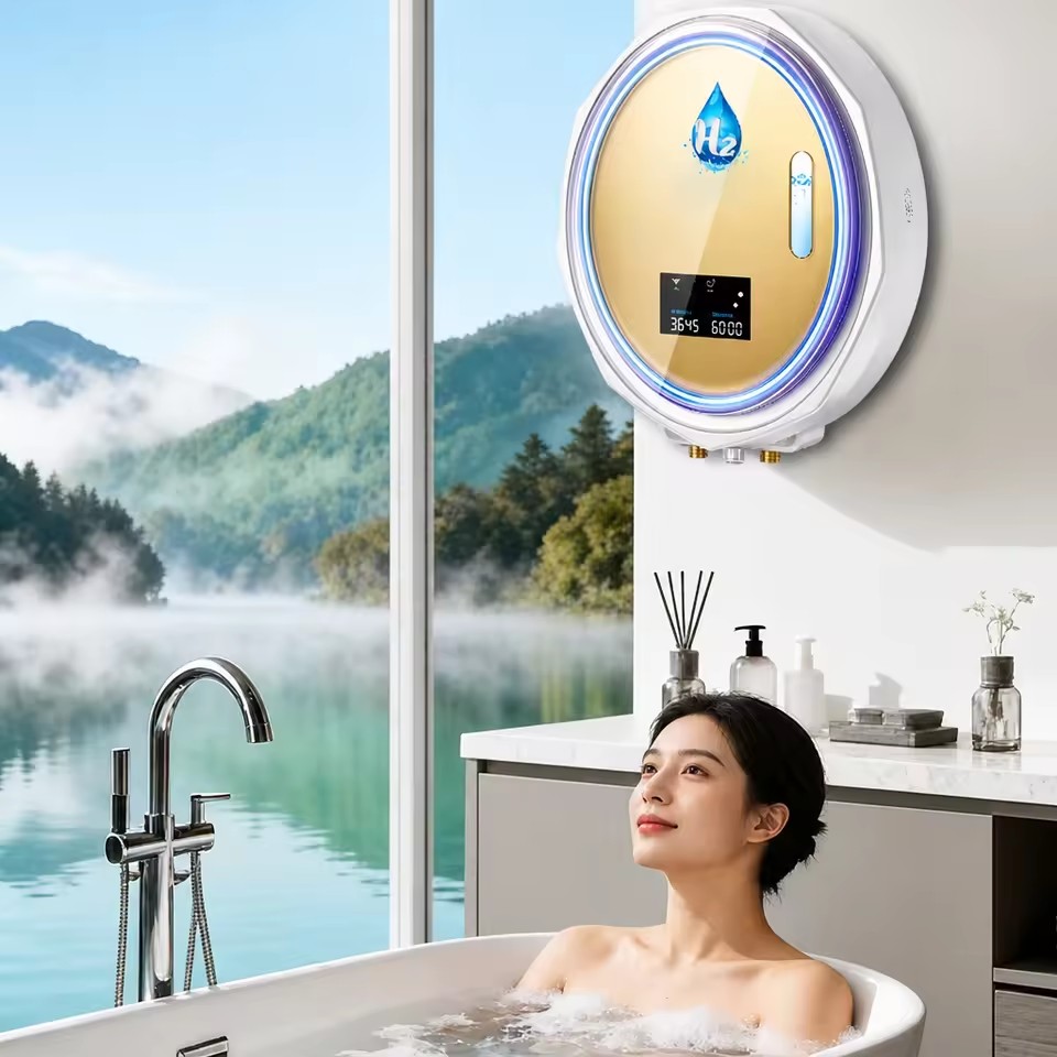 4000PPB Hydrogen Bath Machine 5L/MIN Electric Hydrogen Water Generator SPA Shower Rich Hydrogen Water Machine for Home Salon