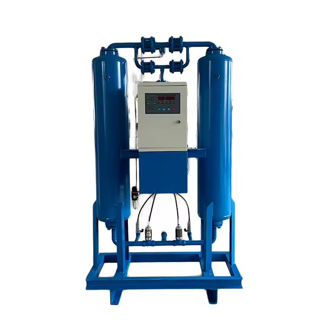 Energy Saving 1.6Nm³/min Air Dryer Industrial Desiccant Adsorption for Food Processing 220v