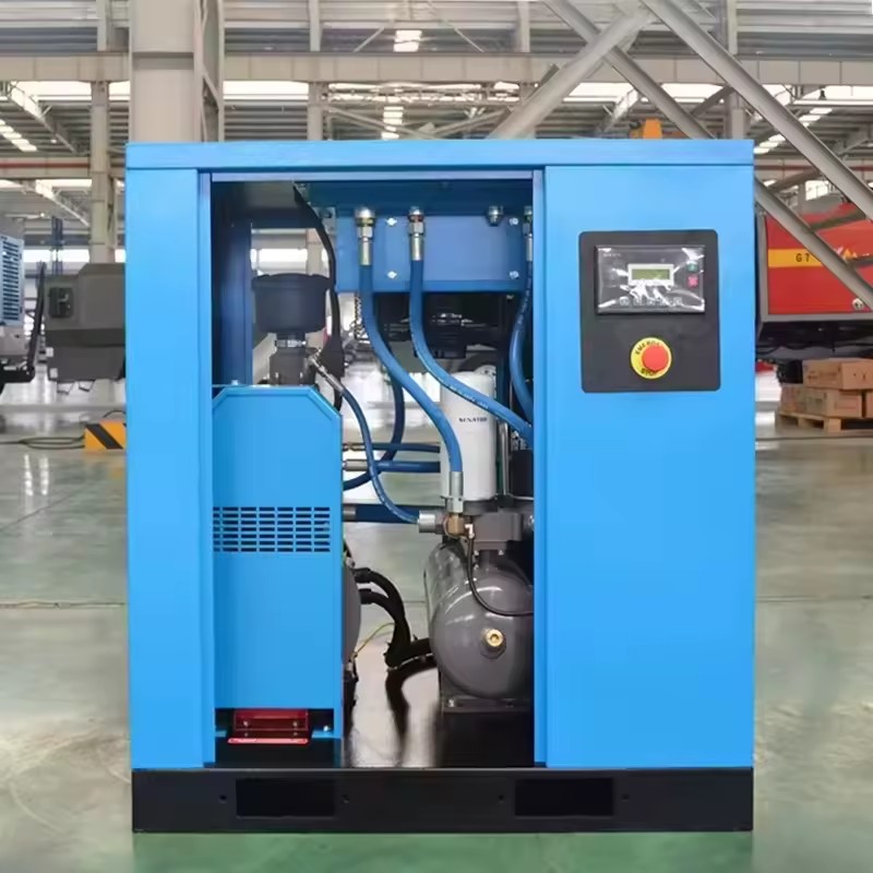 Top Supplier Industrial Low-Noise Energy Saving Variable Frequency Direct Driven Screw Air Compressor High Pressure 250 Cfm