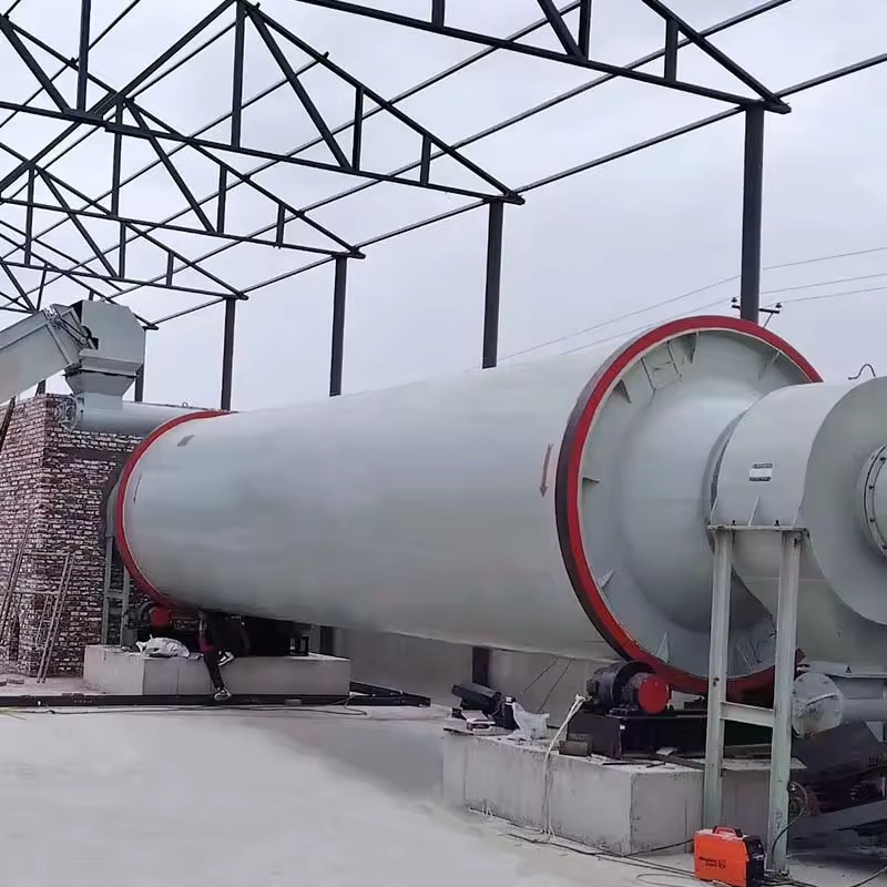 CE ISO Certified Rotary Wood Chip & Sawdust Drying Machine with Engine Gear Bearing High Efficiency Large Capacity Biomass Dryer