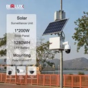 HiTOP Solar CCTV Kit Solar CCTV System Multiple Installation for Outdoor and Road Use, Wireless Off-grid Solar Surveillance Unit