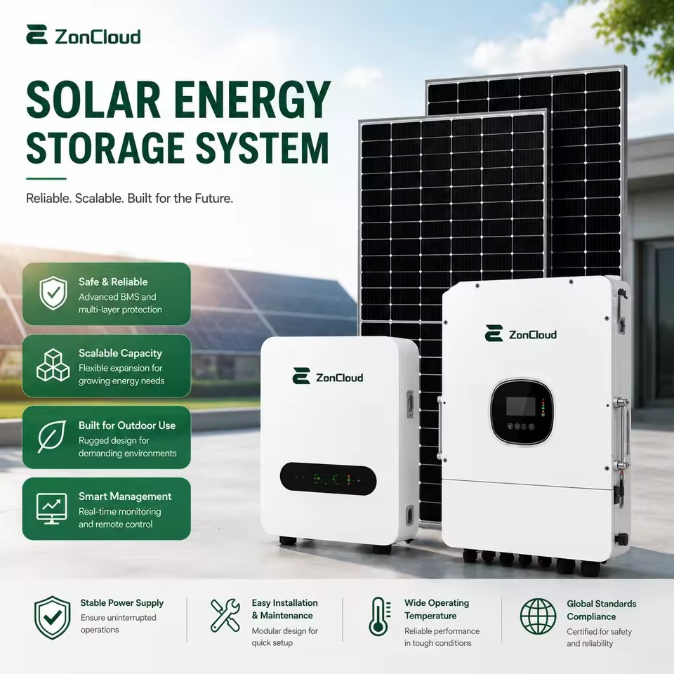 10kWh 20kWh Lithium Battery Home Solar Storage System for Residential off Grid Hybrid Power Supply with 5KW-20KW Output