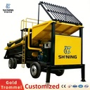 CY-50TPH Portable Mini Gold Trommel Wash Plant with Energy Saving Rotary Washing for River Sand Gold Separation