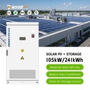 Containerized Energy Storage System 105kw Solar Energy Storage Hybrid Lithium Battery Solar Power System 241kwh Ess