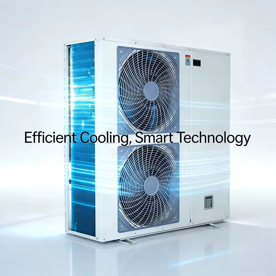 20KW/7Hp Side-discharge Slim Condenser Outdoor Unit Central air Conditioning System for Home&commercial