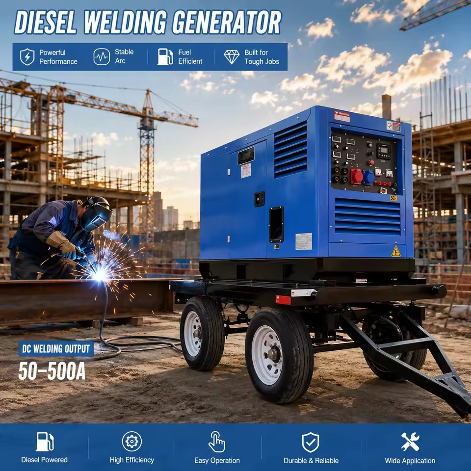 Welding Machine diesel Generator Set Portable Mig Welding Machine 50-1000A Handheld Laser Welding Machine Welded Steel Pipes