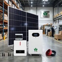 Off Grid Solar Generation System Preinstalled Inverter Lithium Battery for Family Daily Stable Power Output