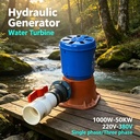 Farm Pond Water Turbine Generator System 1KW-50KW 220V 380V Single/Three Phase