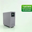 ODM Customized LCD Display 16kWh 48v Deep Cycle Battery with Lockable Wheels,lifepo4 Battery for Household Emergency Backup