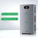 6000W PV Input 14KWh Stackable LiFePO4 Lithium Battery 6kW Inverter 93% Efficiency MPPT Hybrid Grid Residential Solar Storage