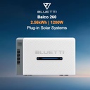BLUETTI Balco 260 Smart Balcony ESS with AI EMS Dynamic Pricing 2400W Solar Input 4 MPPT for EU Household Electricity Saving
