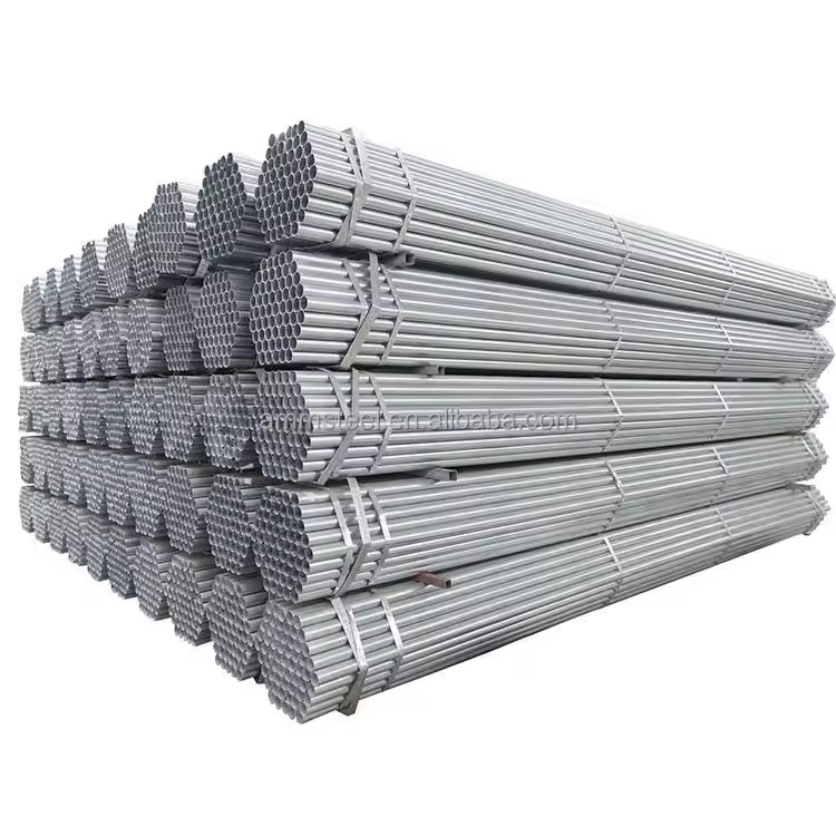Galvanized Carbon Steel Pipe ERW Technique Sch40 Dn15 Dn20 Dn25 Dn50 Dn80 Dn100 Dn250 for Structure JIS SABS GS Certified