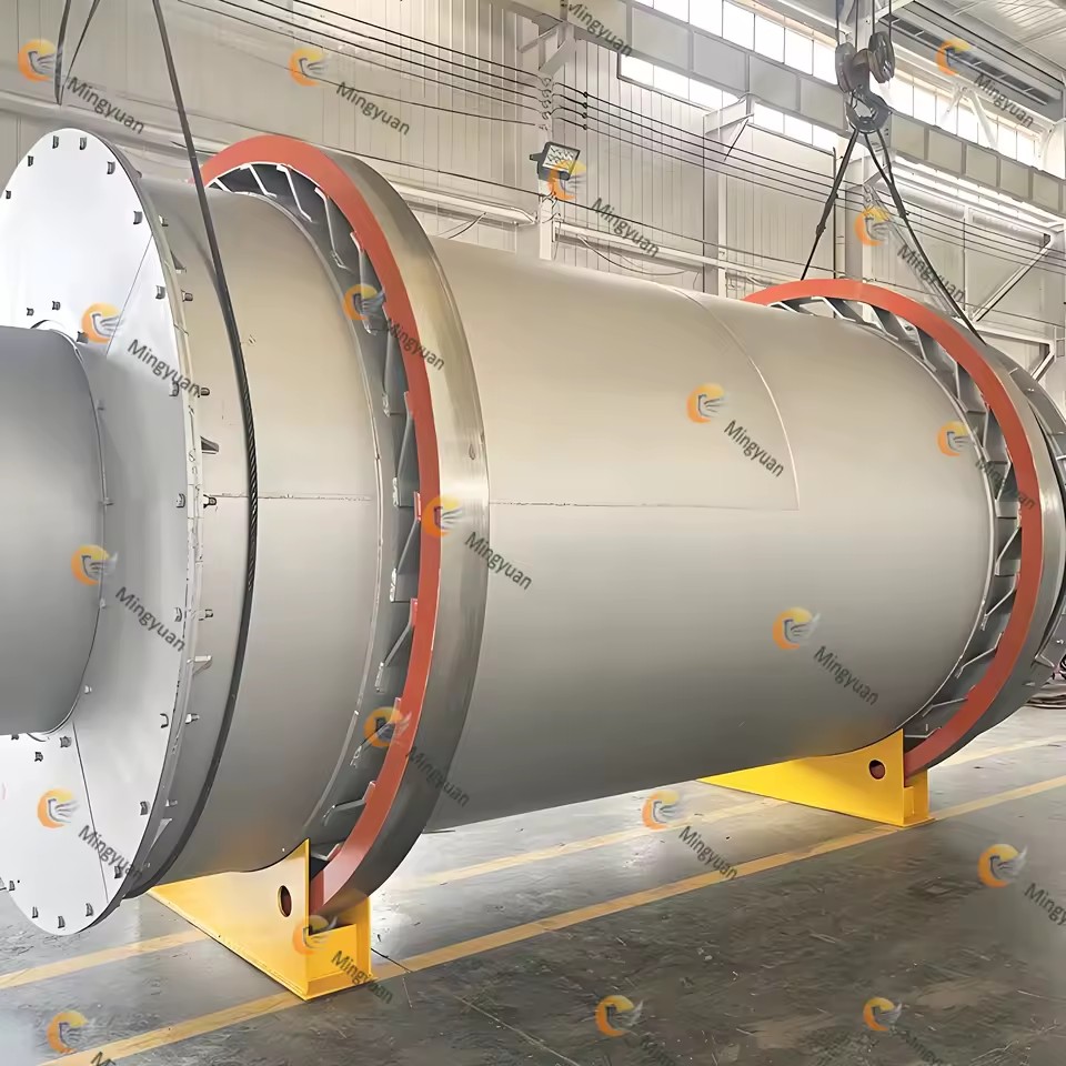 New Industrial Triple Pass Biomass Rotary Drum Dryer Machine
