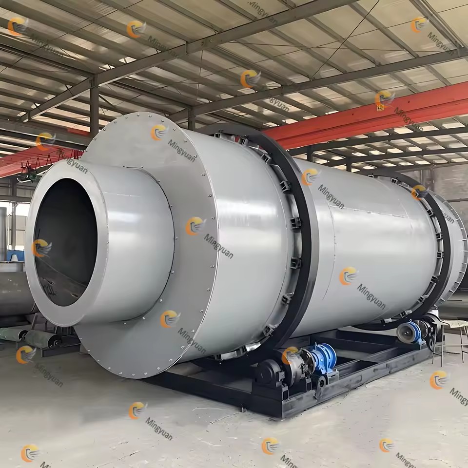 High Efficiency Three Cylinder Rotary Drum Dryer for Titanium Powder