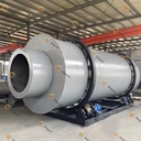 High Efficiency Three Cylinder Rotary Drum Dryer for Titanium Powder