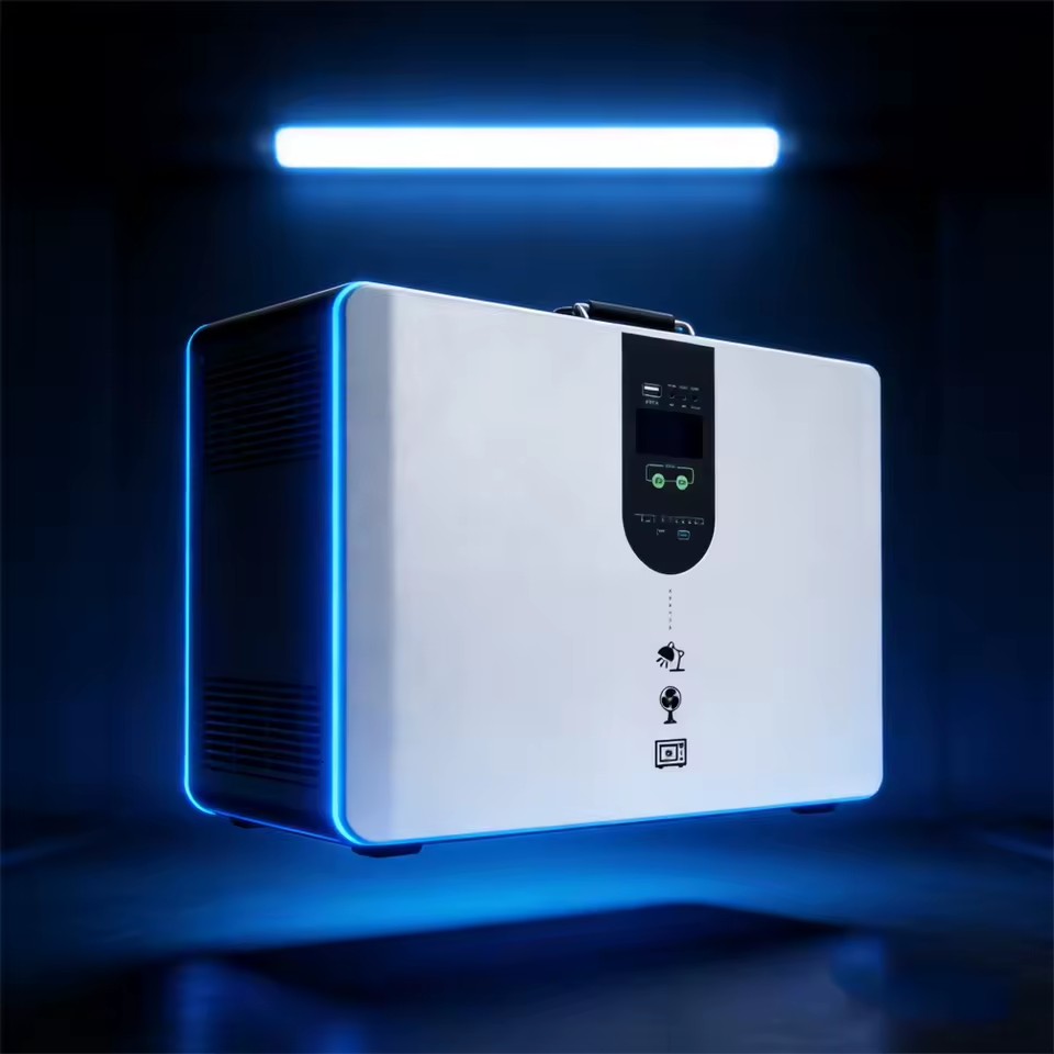 Home Solar Battery Storage System Wall Mounted Design with Hybrid Inverter for Emergency Backup and Renewable Energy