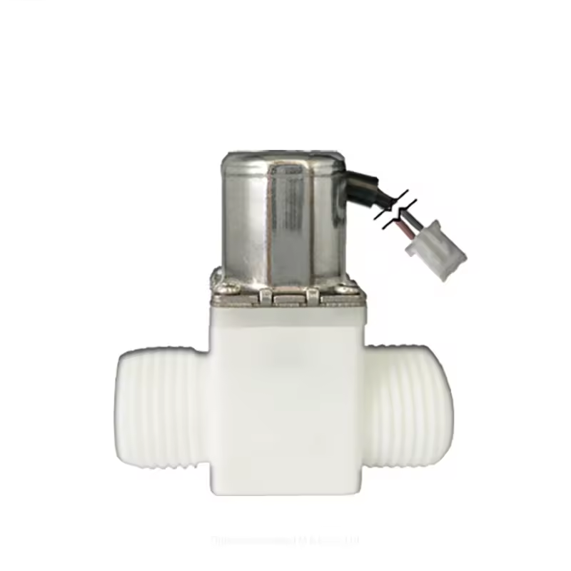 Goldenland Low Power Low Pressure Solenoid Valve 2 Way Bistable Latching DC 3V for Automatic Water Faucet G1/2 SDF-S209B Plastic