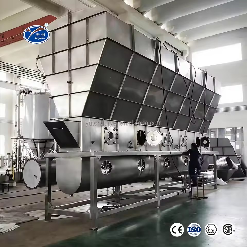 XF Series Multifunction Horizontal Continuous Fluidizing Bed Dryer Industrial Horizontal Continuous Vitamin Drying Machine