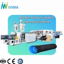 PLC Control High Output Double Wall Corrugated Pipe Extrusion Machinery Excellent Quality