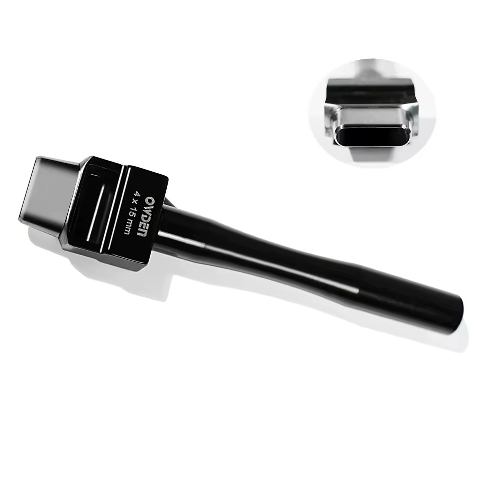 Factory 4x15mm Heavy Duty Forged Steel Metal Punch Tool DIY OEM Leather Belt Oblong Hole Punch Set
