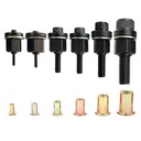 Electric Manual Steel Pull Gun for M3-M12 Rivet Nuts Simple Rivet Head Accessory Nuts M4 M5 M6 M8 M10