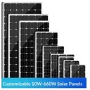 18V 40W550W Monocrystalline Solar Panel Household Charging System Outdoor Photovoltaic Power Generation Kit