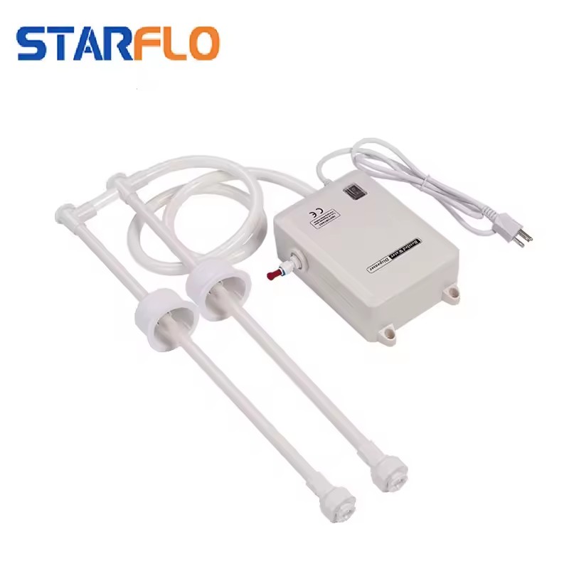 220V AC Dual Pipe Electric Hot & Cold Water Dispenser Pump 5 Gallon Capacity Plastic Desktop Installation Household Use